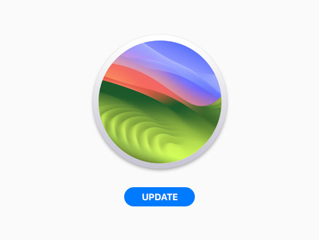 macOS Sonoma 的示意图。